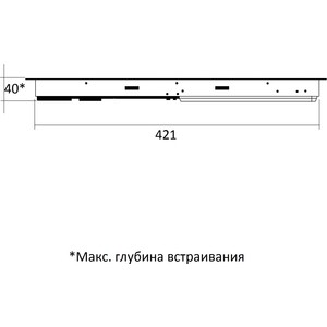 Электрическая варочная поверхность Kuppersberg Электрическая независимая варочная поверхность стеклокерамическая, ширина 45 см, 3 зоны ускоренного нагрева HI-Light, сенсорное управление, 3цифровых дисплея, 9 уровней мощности, автоматика закипания, ав