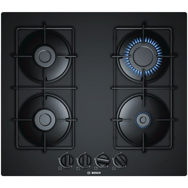 Газовая варочная поверхность Bosch PNP6B6B80R черный