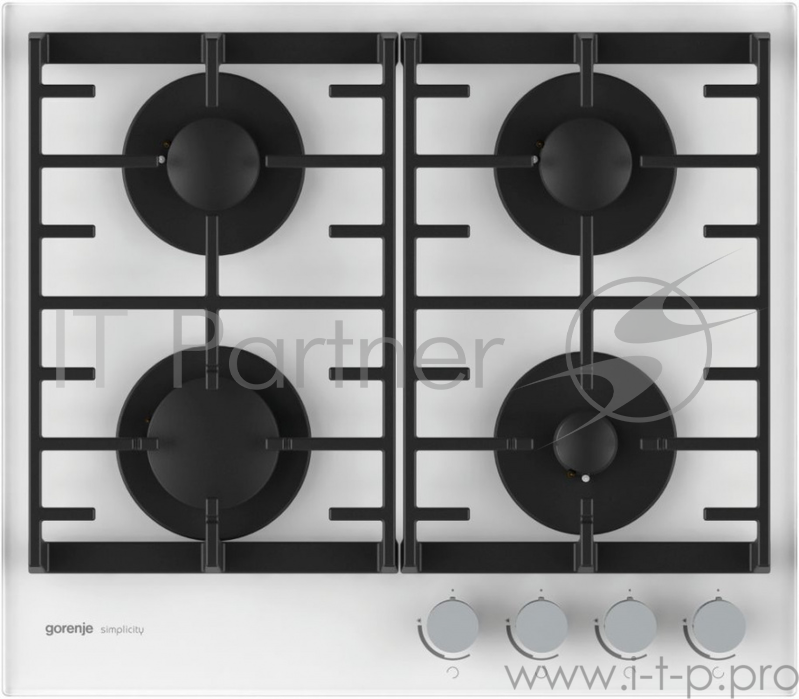 Газовая варочная поверхность Gorenje Simplicity GT641SY2W белый