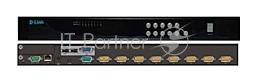 Переключатель D-Link DKVM-IP8/T1B PROJ 8-портовый KVM over IP-переключатель