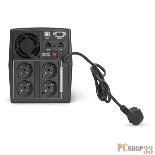 Импульс Импульс ИБП Юниор Смарт 1500 {1500 ВА/800 Вт, LCD, АКБ 2х7.5Ач, SCHUKOx4},черный {00-КБ001553}