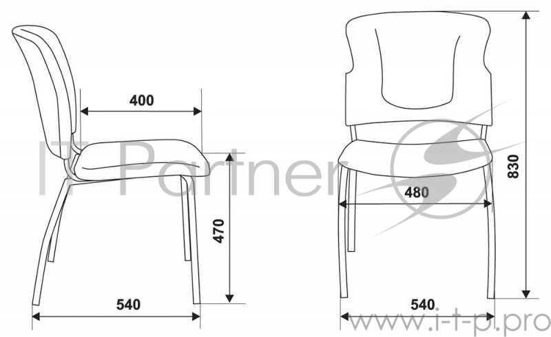 Стул Бюрократ KP-H320SXN/GREY спинка динамичная поддержка серый 26-25