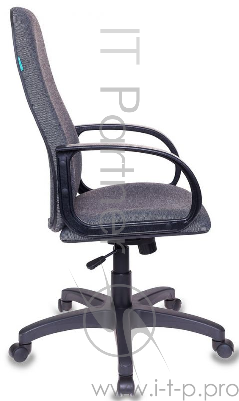 Кресло руководителя Бюрократ CH-808AXSN/Grey (темно-серый 10-128 ткань крестовина пластиковая)