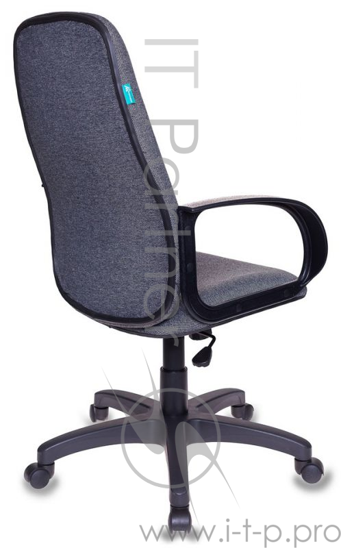 Кресло руководителя Бюрократ CH-808AXSN/Grey (темно-серый 10-128 ткань крестовина пластиковая)