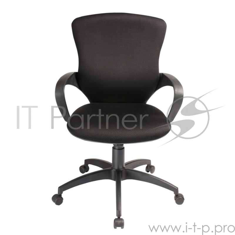 Кресло Бюрократ CH-818AXSN-Low/15-21 низкая спинка черный 15-21