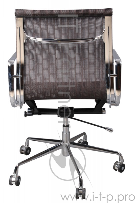 Кресло руководителя Бюрократ CH-996-Low/007 низкая спинка коричневый сетка крестовина хромированная
