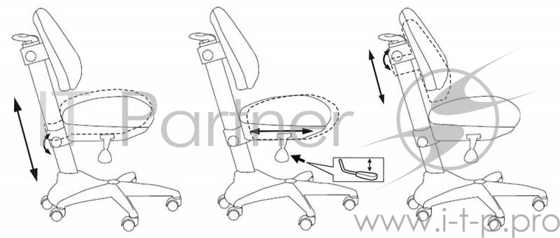 Кресло детское Бюрократ KD-2/R/TW-97N красный TW-97N