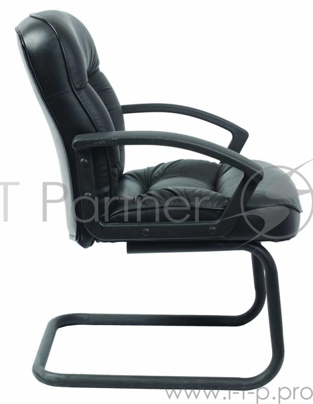 Кресло Бюрократ T-9908AXSN-Low-V низкая спинка черный кожа