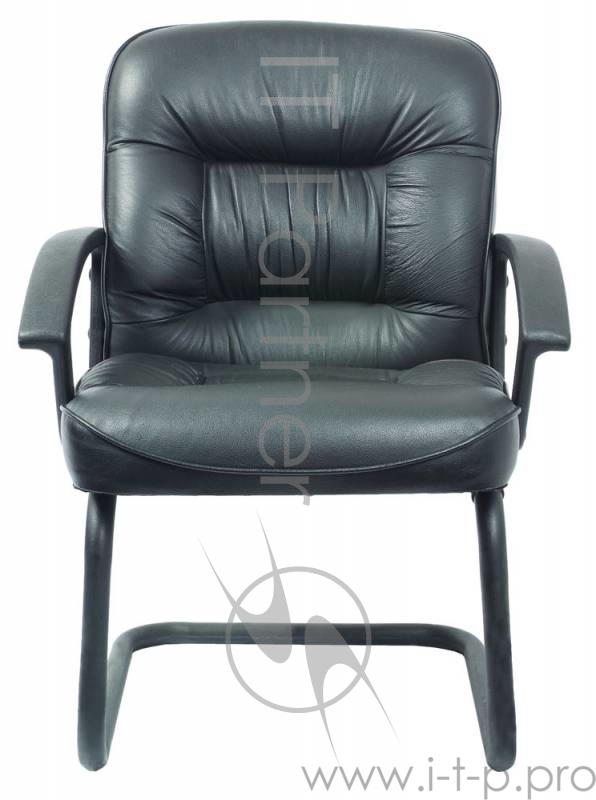 Кресло Бюрократ T-9908AXSN-Low-V низкая спинка черный кожа