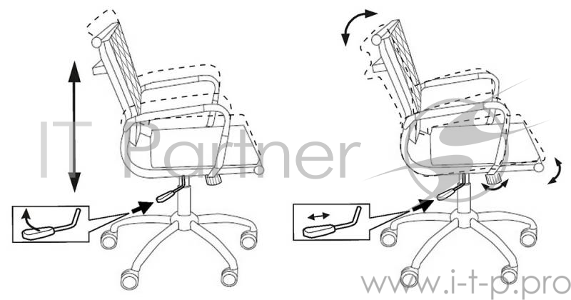 Кресло руководителя Бюрократ CH-991-Low/Ivory низкая спинка слоновая кость искусственная кожа крестовина хром