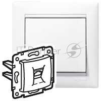 Розетки, выключатели и аксессуары Legrand 774441 Телефонная розетка - Valena - RJ45 - ISDN / Интернет - 8 контактов - 1 выход - White