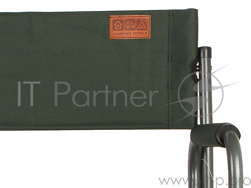 Кресло Camping World Mister (с боковым откидным столиком, цвет зеленый, нагрузка 130кг, вес 3,75)