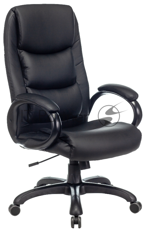 Кресло руководителя Бюрократ CH-S840N/BLACK черный искусственная кожа (пластик серебро)