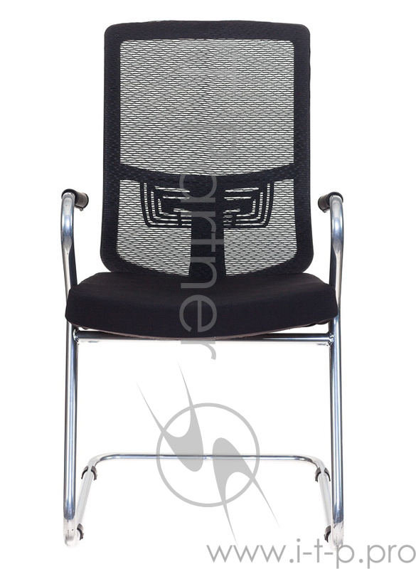 Кресло Бюрократ MC-619/B/26-B01 на полозьях черный BM-11 сиденье черный 26-B01