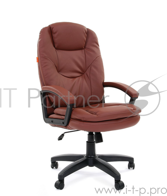 Офисное кресло Chairman 668 LT Россия чер.пласт экопремиум коричневый