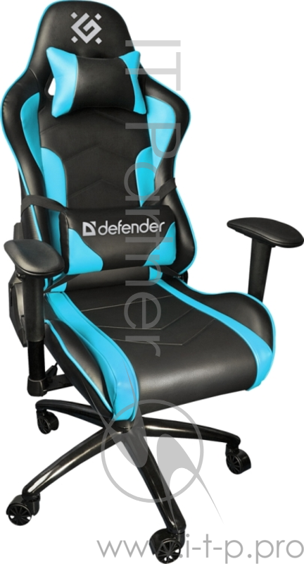 Игровое кресло Defender Interceptor CM-363 Голубой класс 4, 60 мм, макс 150 кг