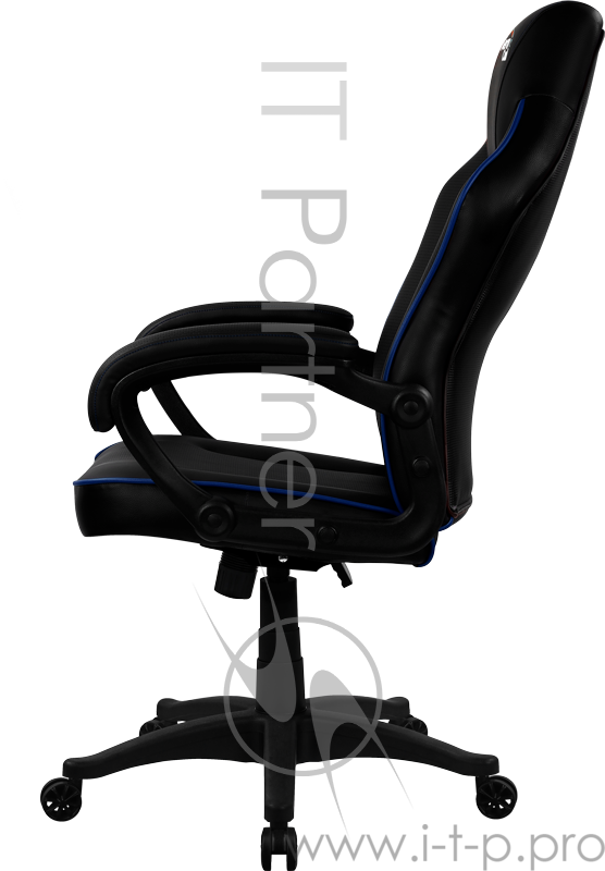 Кресло для геймера Aerocool AC50C AIR Black Blue , черно-синее, до 125 кг, ШxДxВ : 65x67.5x108-116см, газлифт класс 4 до 100 мм, механизм