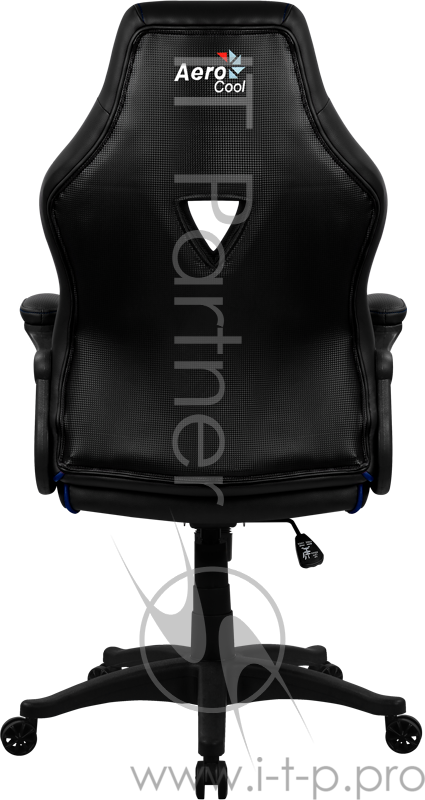 Кресло для геймера Aerocool AC50C AIR Black Blue , черно-синее, до 125 кг, ШxДxВ : 65x67.5x108-116см, газлифт класс 4 до 100 мм, механизм