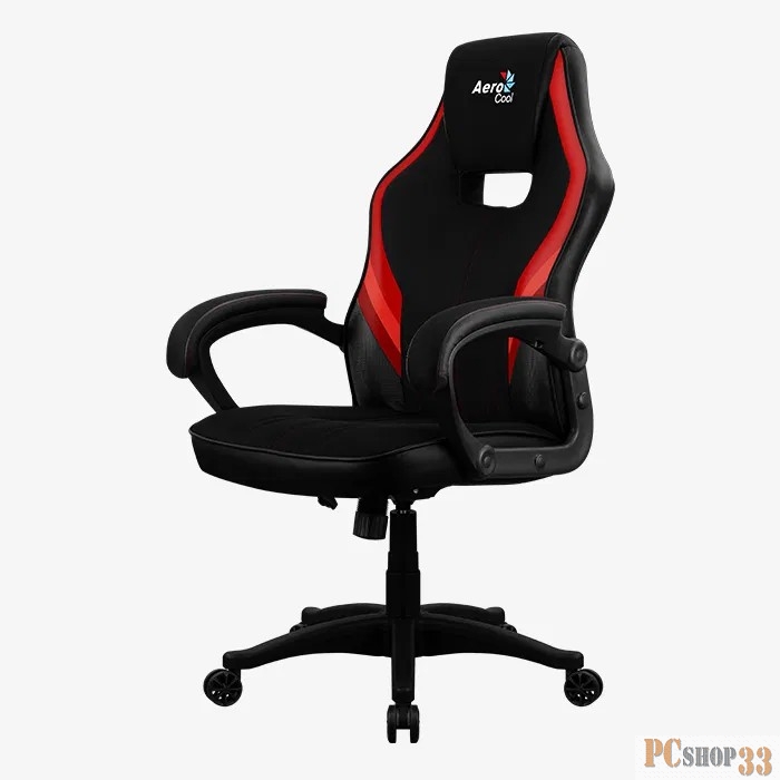 Кресло для геймера Aerocool AERO 2 Alpha Black Red , черно-красное, до 125 кг, ШxДxВ : 64x67x111-119см, газлифт класс 4 до 100 мм, механизм