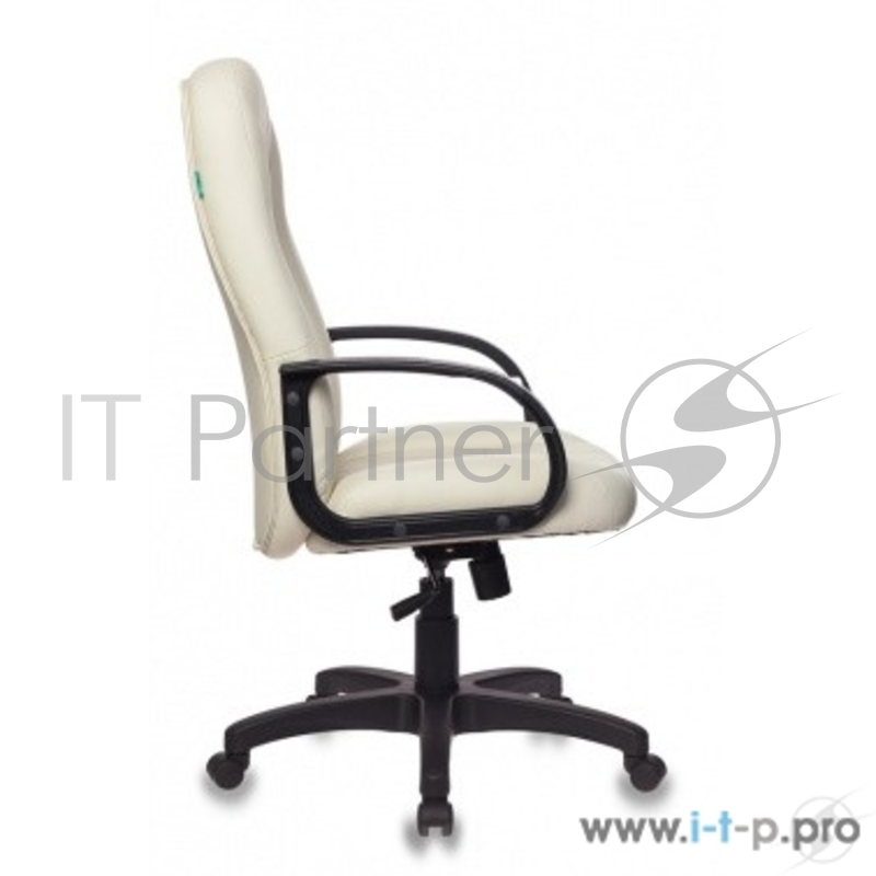 Кресло руководителя Бюрократ T-898/OR-10 молочный искусственная кожа