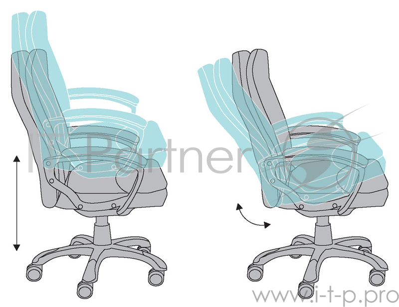 Кресло руководителя Бюрократ CH-868AXSN/WHITE белый искусственная кожа (пластик серебро)