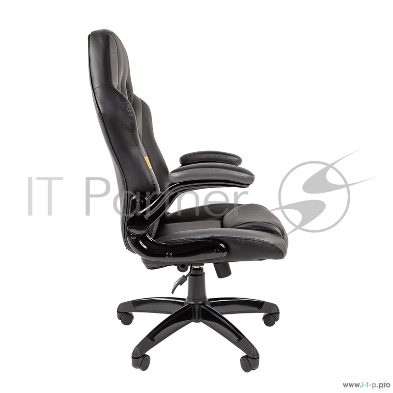 Офисное кресло Chairman game 15 Россия экопремиум черный/серый (7022780)