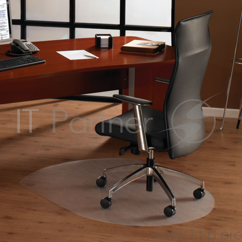 Коврик напольный Floortex FC129919SR овальный для паркета/ламината Поликарбонат 99х125см