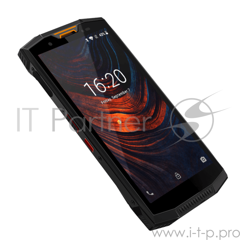 Смартфон Doogee Doogee S80 Fire Orange, 5.99'' 18:9 2160x1080, 2.5GHz, 8 Core, 6GB RAM, 64GB, up to 128GB flash, 12Mpix+5Mpix/16Mpix, 2 Sim, 2G, 3G, LTE, BT, Wi-Fi, NFC, GPS, Micro-USB, 10080mAh, Android 8.1, 398g, 172x82.5x21.2