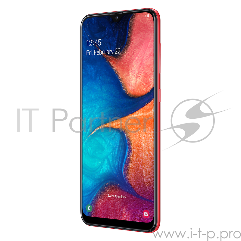 Смартфон Samsung Galaxy A20 (2019) SM-A205FZRVSER красный