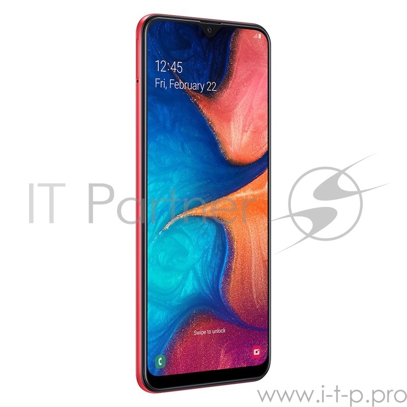Смартфон Samsung Galaxy A20 (2019) SM-A205FZRVSER красный