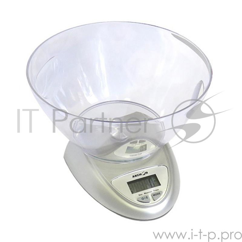 Весы кухонные электронные Аксион ВКЕ-21, до 5 кг. Материал (корпус, чаша) — пластмасса.