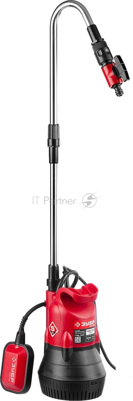 Бензоинструмент ЗУБР НПБ-300 Насос погружной (бочковой) { низкого давления, высота подачи воды 9 м, 41 л/мин, 300 Вт, провод 10 м }