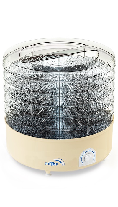 Сушка для фруктов и овощей Ротор СШ-002 5под. 520Вт прозрачный