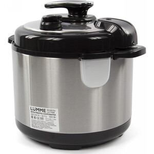 Мультиварка-скороварка LUMME LU-1450 черный жемчуг 900W ЧАША-5L антипригарное покрытие 20 программ (6автоматических, 14ручных) LED дисплей Приготовление под давлением ШЕФ Отсрочка старта 24ч Подогрев отключение подогрева МУЛЬТИПОВАР
