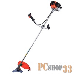 Триммер Бензотриммер PATRIOT PT 555 (1+1) 250106230 {раб. объем 52сс, 3.0 л.с., в комплекте полуавтоматическая катушка Comfort с быстрой заправкой, 3-х лопастной и 40-зубовый диск - диам.диска 25.5см, леска