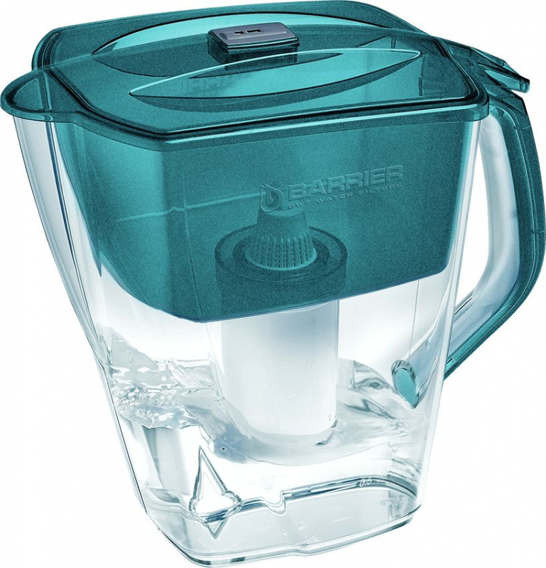 Кувшин Барьер Гранд Нео жемчужный/бирюзовый 4.2л.