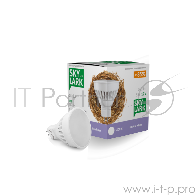 Лампа светодиодная SKYLARK B030 GU5.3 MR16 5W 3500K 12В