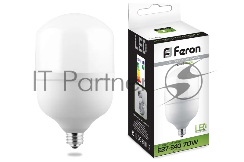 Лампа светодиодная FERON 25822 (70W) 230V E40 4000K, LB-65