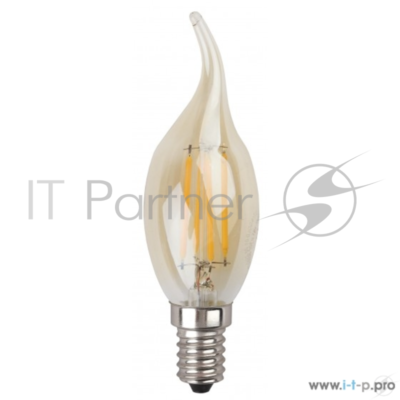 ЭРА Б0027965 Светодиодная лампа свеча на ветру золотая F-LED BXS-7w-827-E14 gold