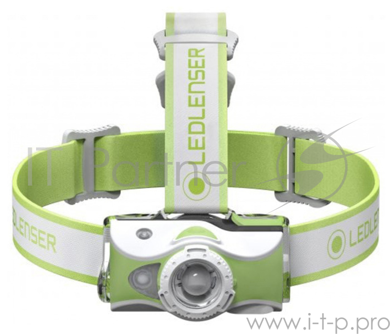 Фонарь налобный Led Lenser MH7 зеленый/белый лам.:светодиод. (500991)