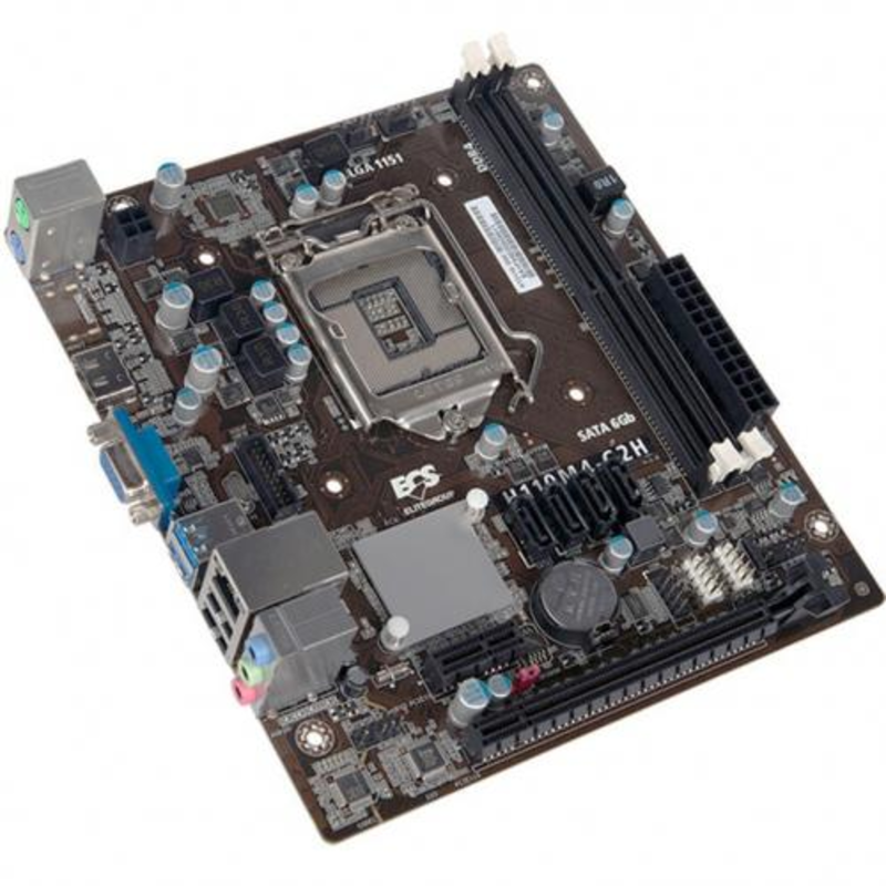 Материнская плата H110M4-C2H, Socket 1151, Intel®H110, 2xDDR4-2133, D-SUB+HDMI, 1xPCI-Ex16, 1xPCI-Ex1, 4xSATA3, 6 Ch Audio, GLan, (2+4)xUSB2.0, (2+2)xUSB3.0, 2xPS/2, mATX, OEM {20}