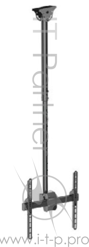 Кронштейн для телевизора Arm Media LCD-1700 черный 26-65 макс.55кг потолочный наклон