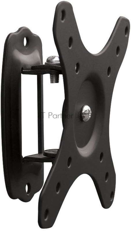 Кронштейн для телевизора Kromax GALACTIC-1 черный 15-32 макс.20кг настенный поворот и наклон