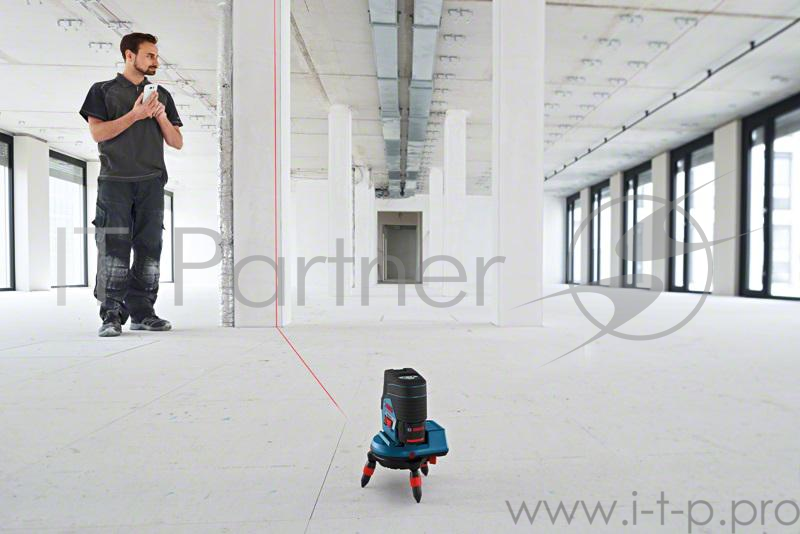 Уровень BOSCH GCL 2-50C+RM2+AA1+BT150 (0.601.066.G00) горизонтальная и вертикальная линии 2точки от