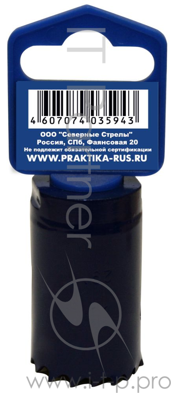 Коронка биметаллическая ПРАКТИКА 035-943 29мм