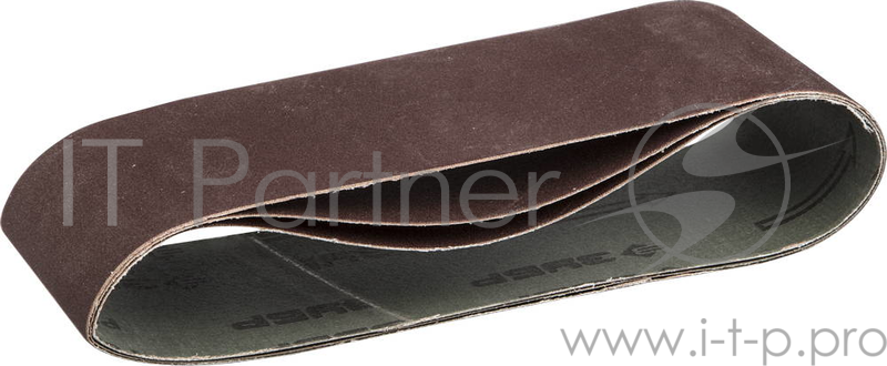 Лента шлифовальная бесконечная ЗУБР 35542-320 МАСТЕР на тканевой основе для ЛШМ P320 75х533мм 3шт.