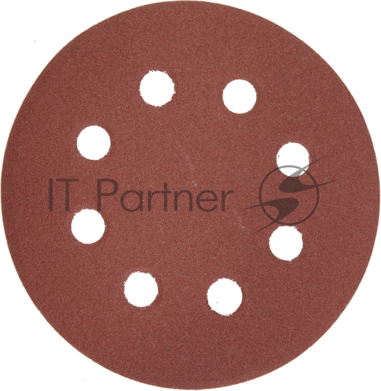 Круг шлифовальный ЗУБР 35562-125-320 МАСТЕР велкро 8отверстий P320 125мм 5шт.