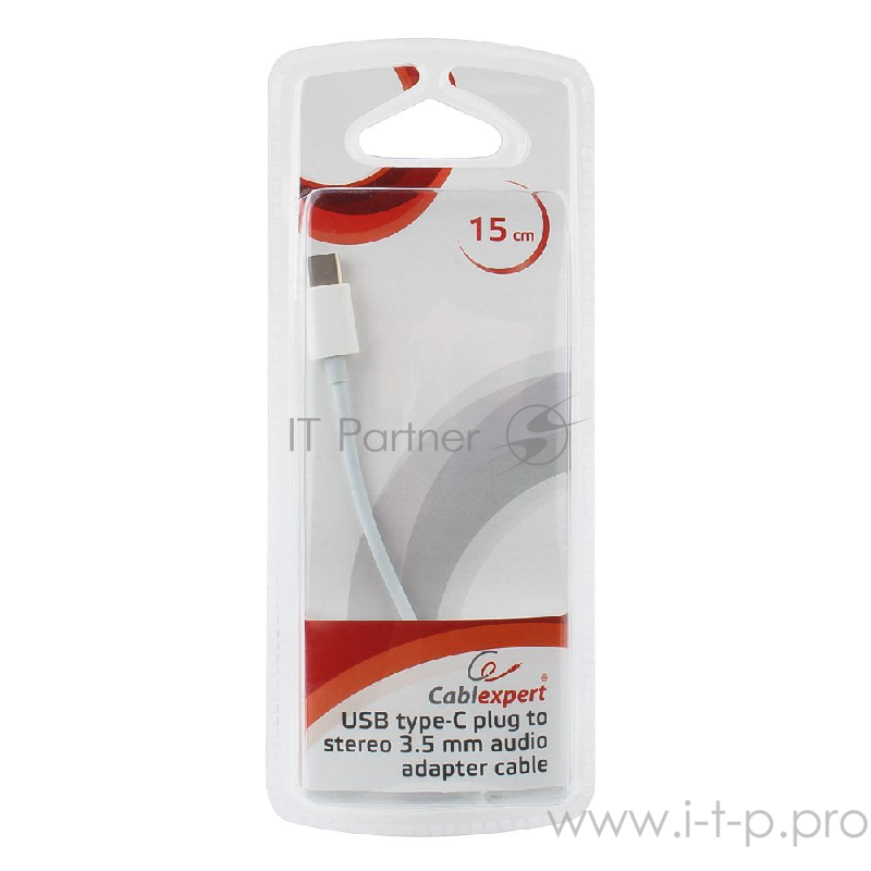 Переходник Cablexpert Переходник USB, USB Type-C/Jack3.5F, блистер (CCA-UC3.5F-01-W)