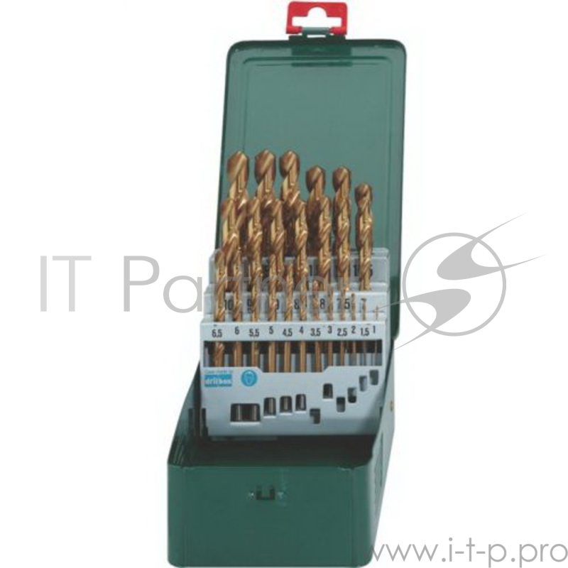 Набор сверл METABO 627191000 HSS-TiN 25шт. (1-13мм) мет.коробка