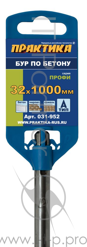 Бур ПРАКТИКА 031-952 SDS+ Ф32х940/1000мм